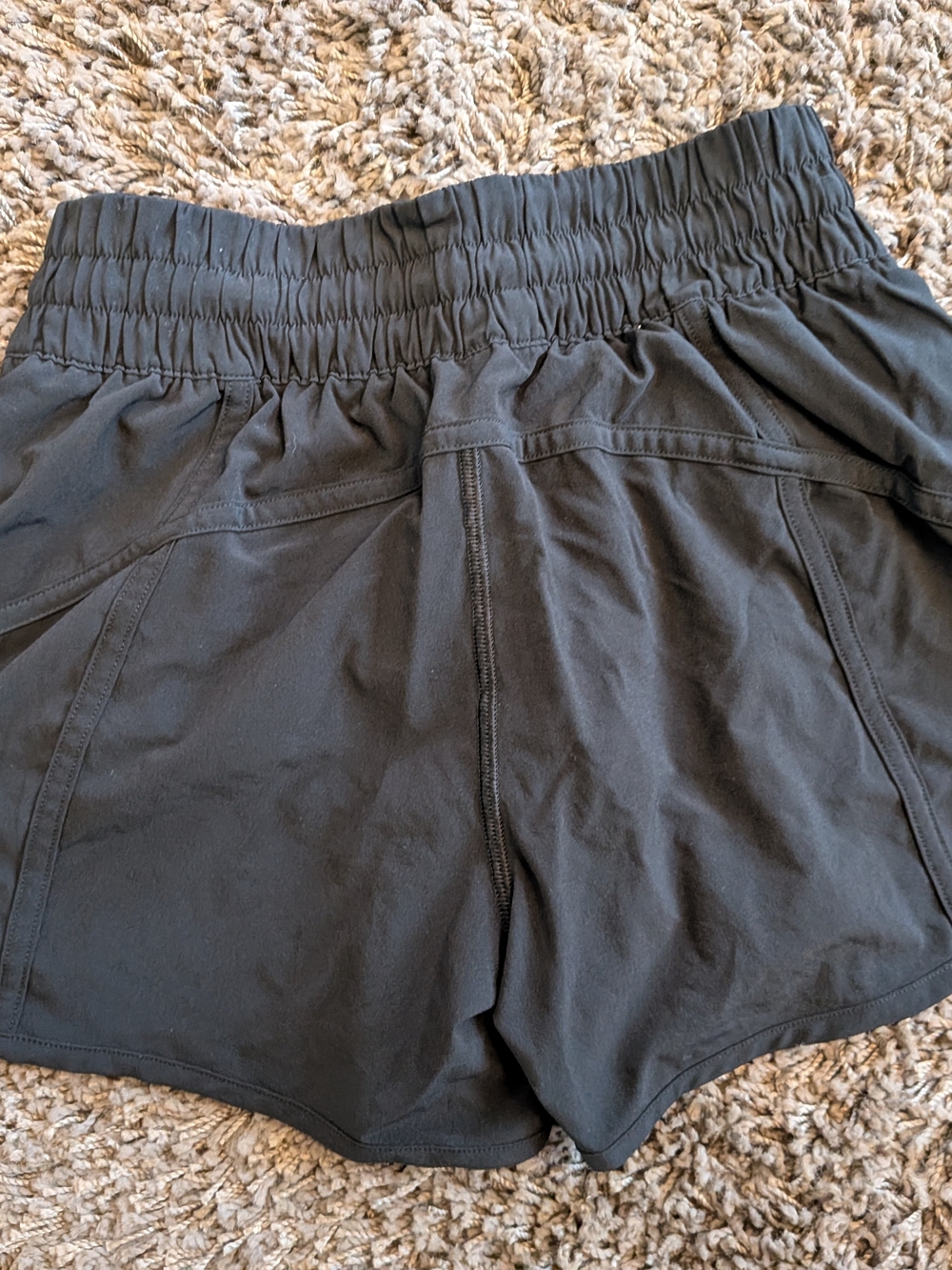 lululemon athletica Black High-Waist Athletic Shorts